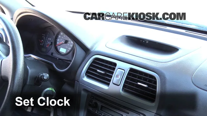 2007 Subaru Impreza 2.5i 2.5L 4 Cyl. Sedan Clock Set Clock